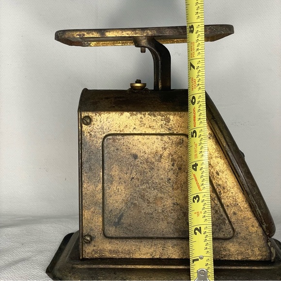 Vintage Scale Columbia Family Scale 24 Pounds Collectible 1900s Decor Rustic - Picture 11 of 11